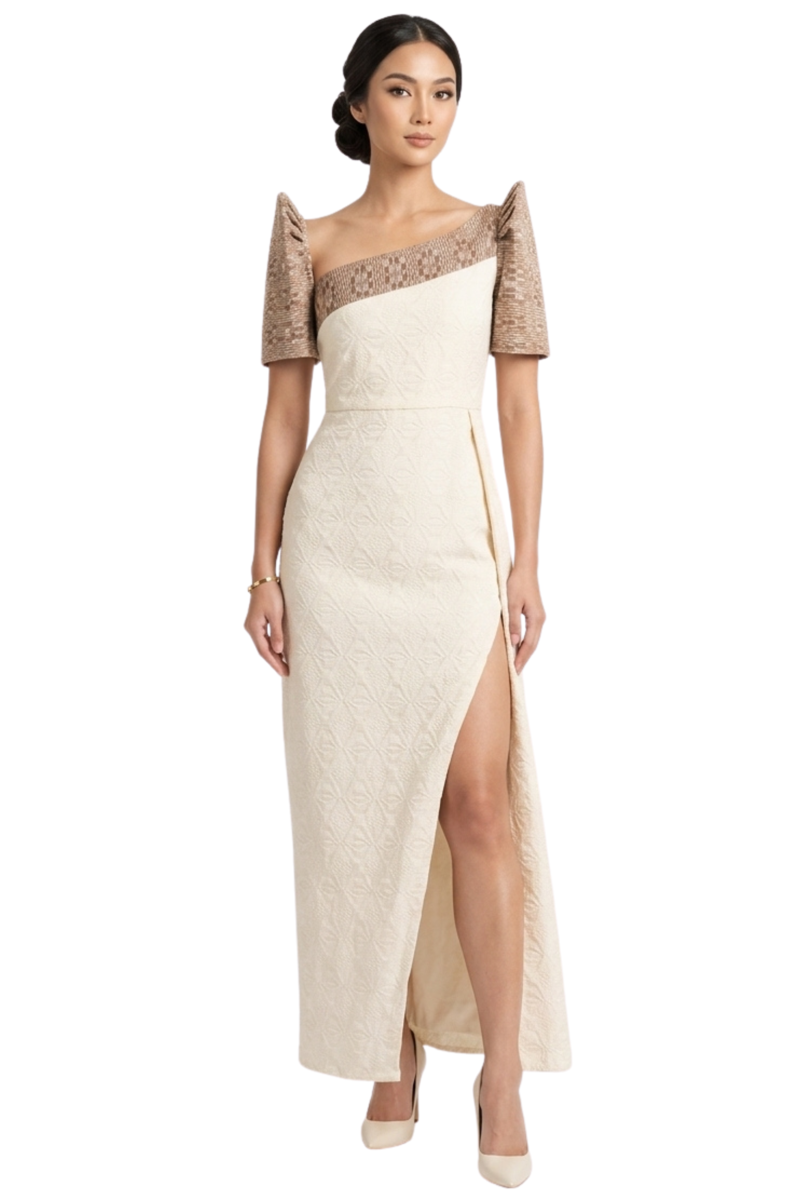 Elegant Filipiniana Dress