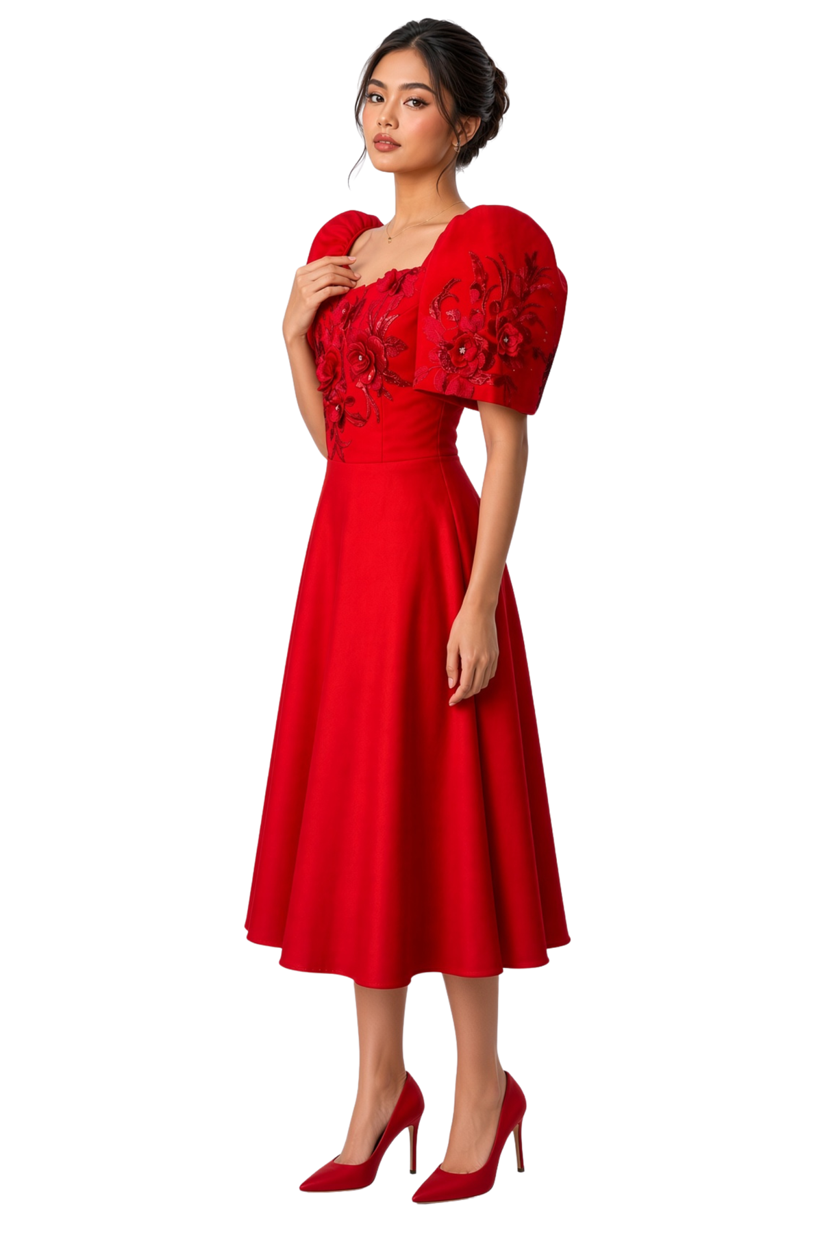 Elegant Filipiniana Dress