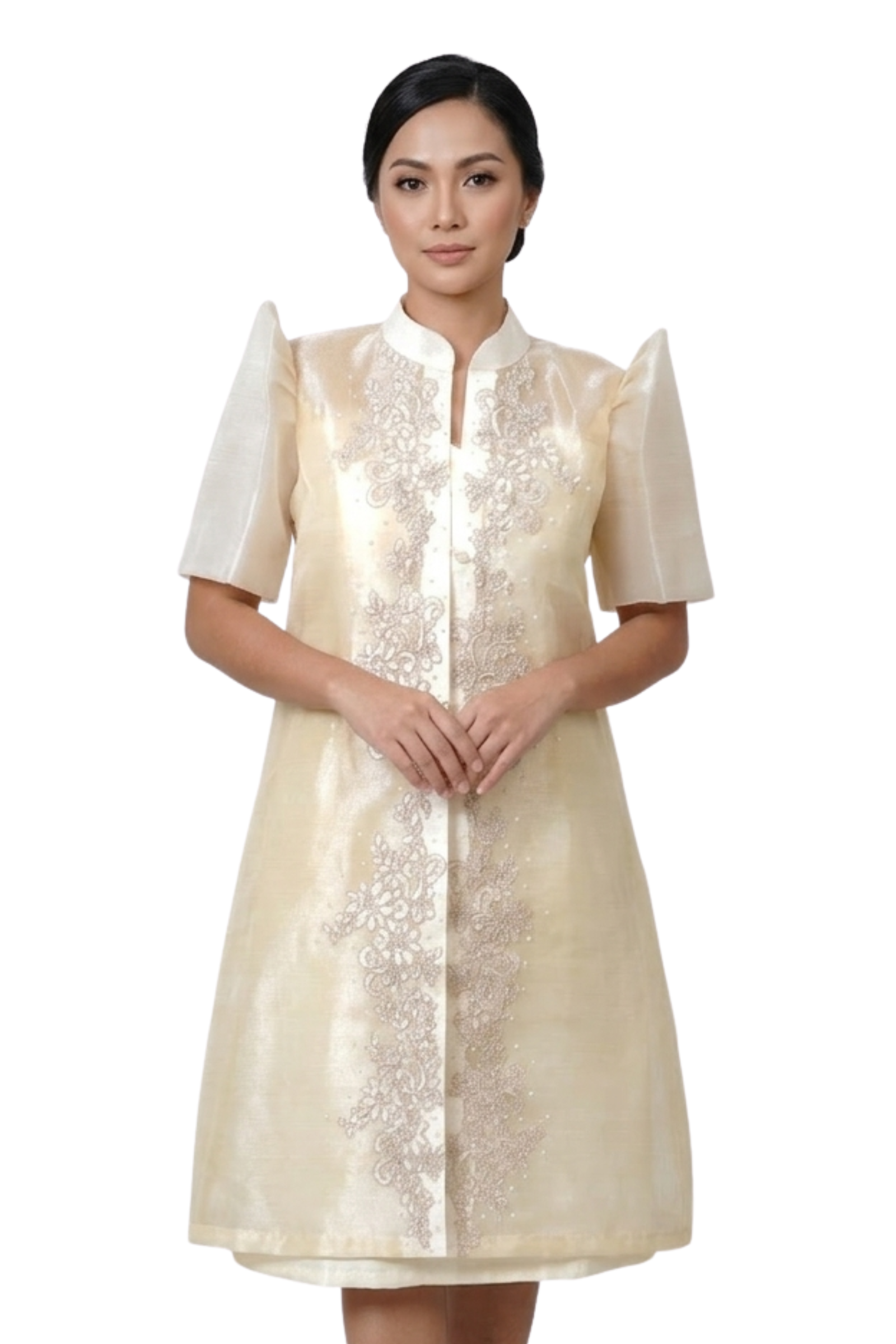 Organza Filipiniana Barong with Inner Dress - Laine - JK11