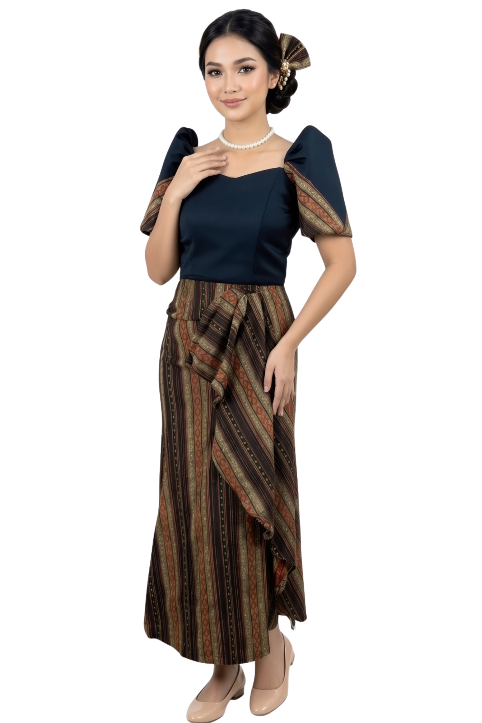 Modern Filipiniana Dress 