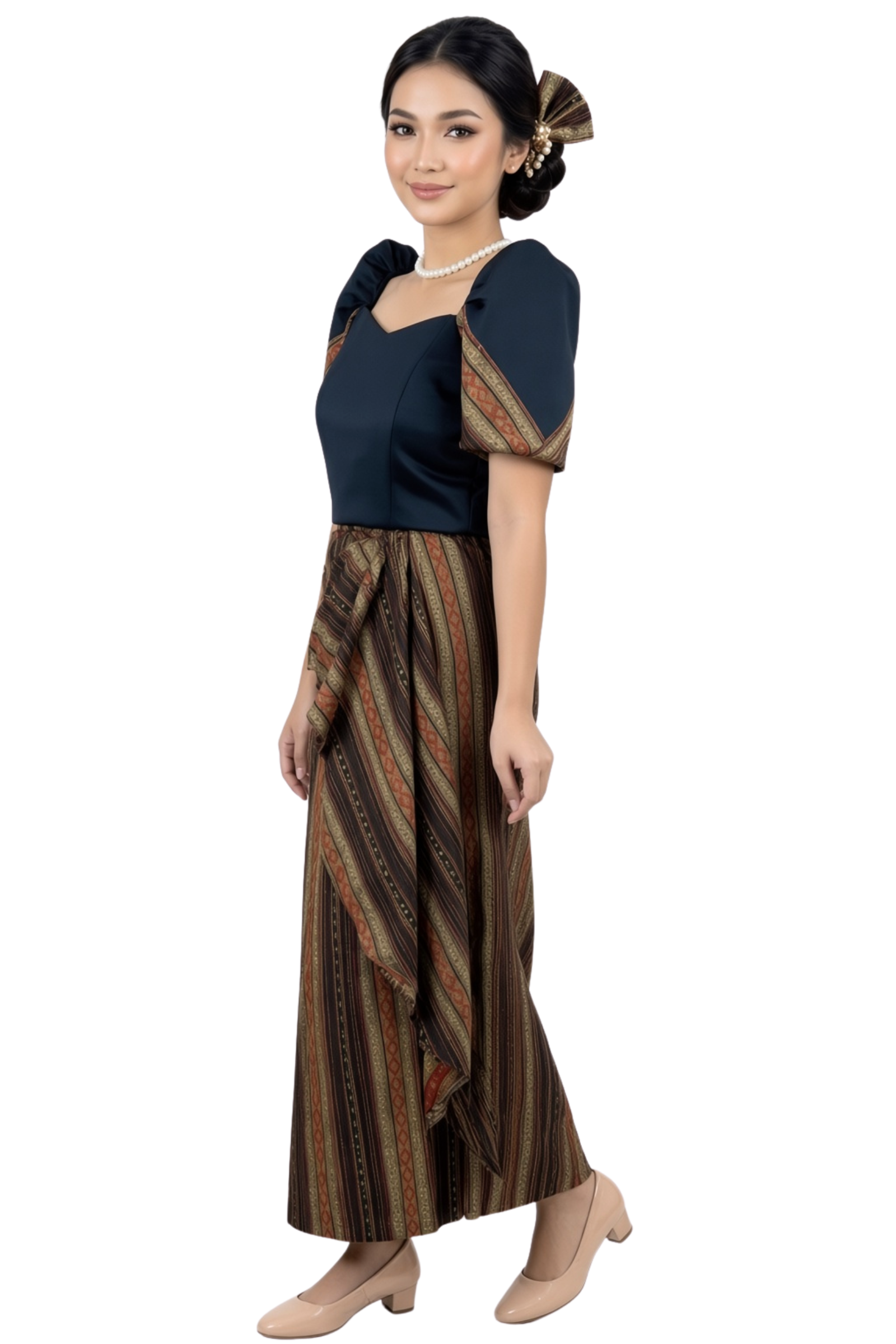 Traditional Filipiniana Dress