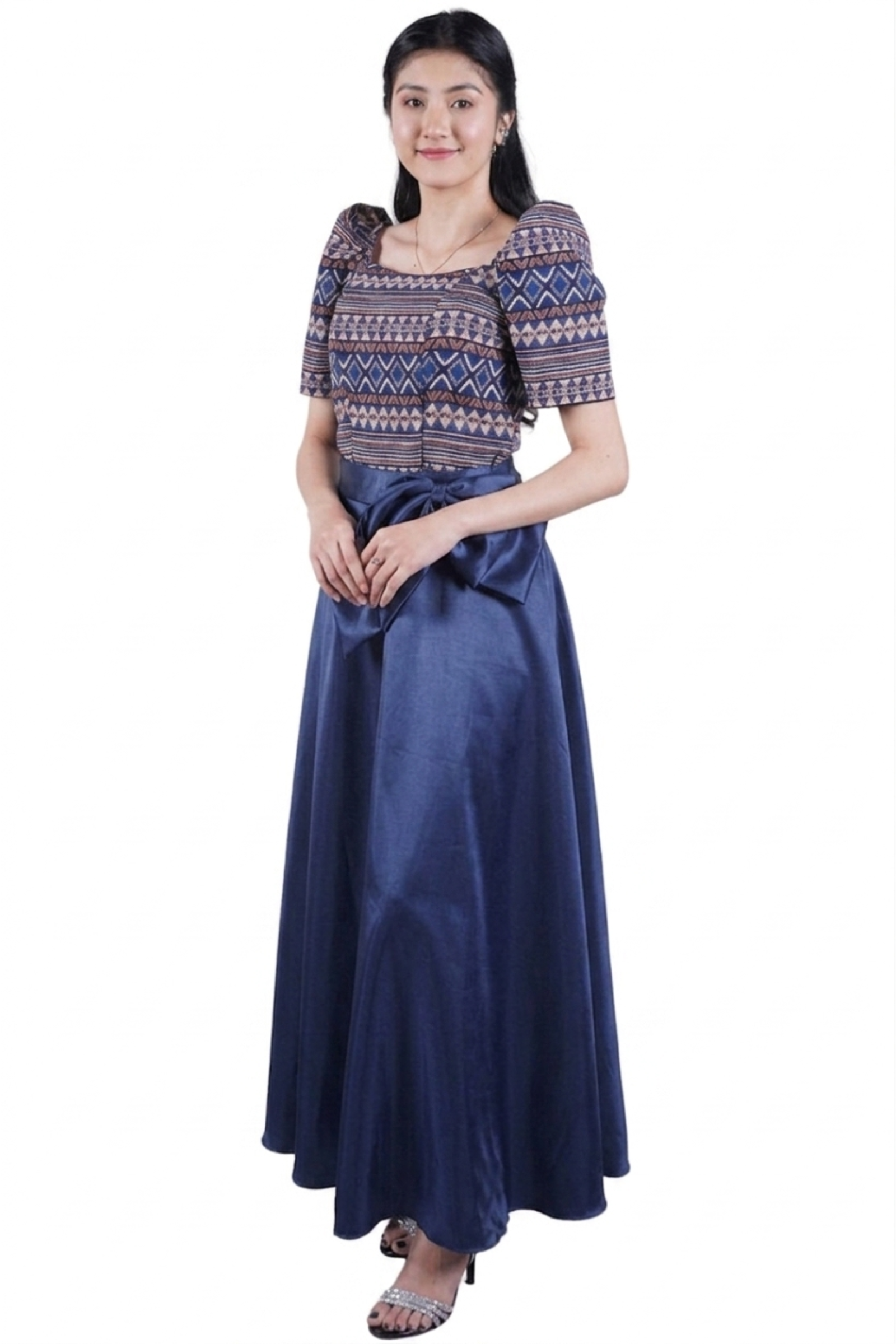 Filipiniana Top and Skirt