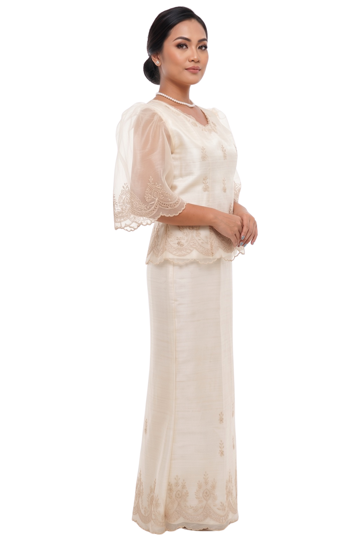 Traditional Filipiniana Terno 