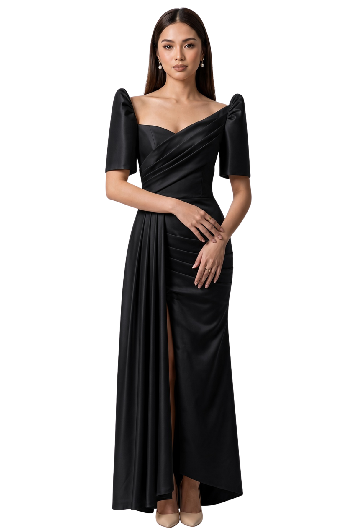 Black Duchess Filipiniana Dress
