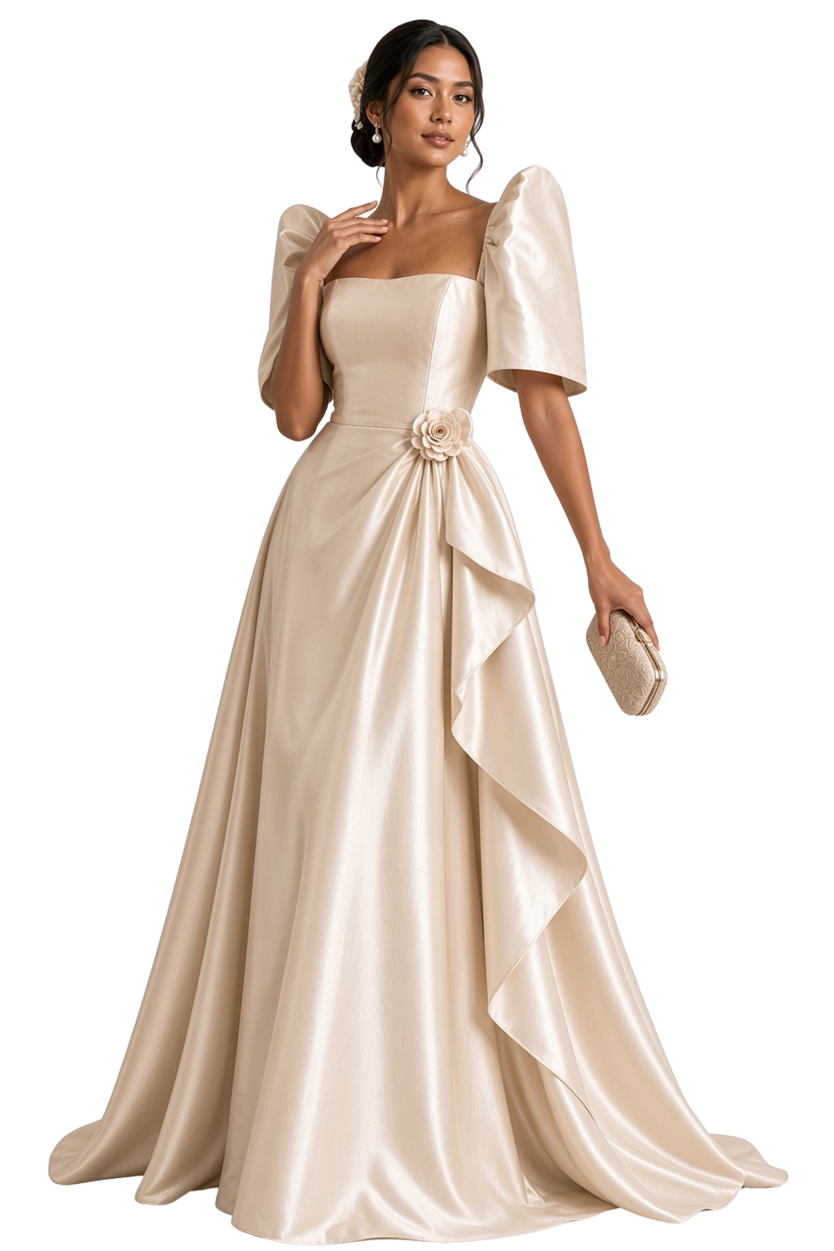 Elegant Filipiniana Gown 