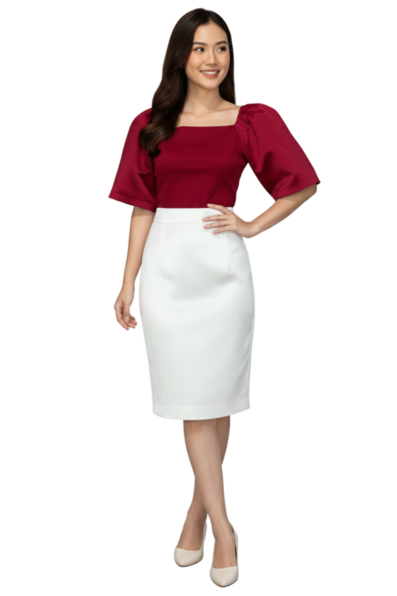 Red Filipiniana Kimona