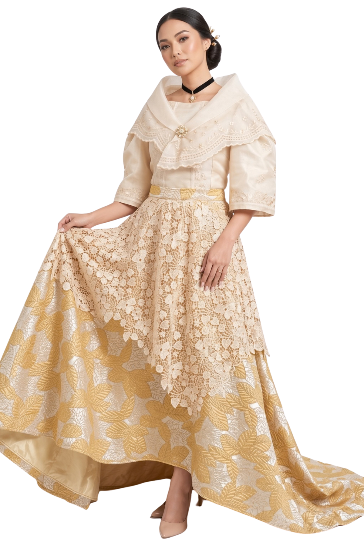 Elegant Filipiniana Maria Clara