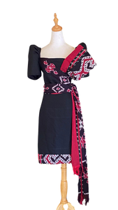 Cordillera Linaktub Handmade Filipiniana Dress - HA003