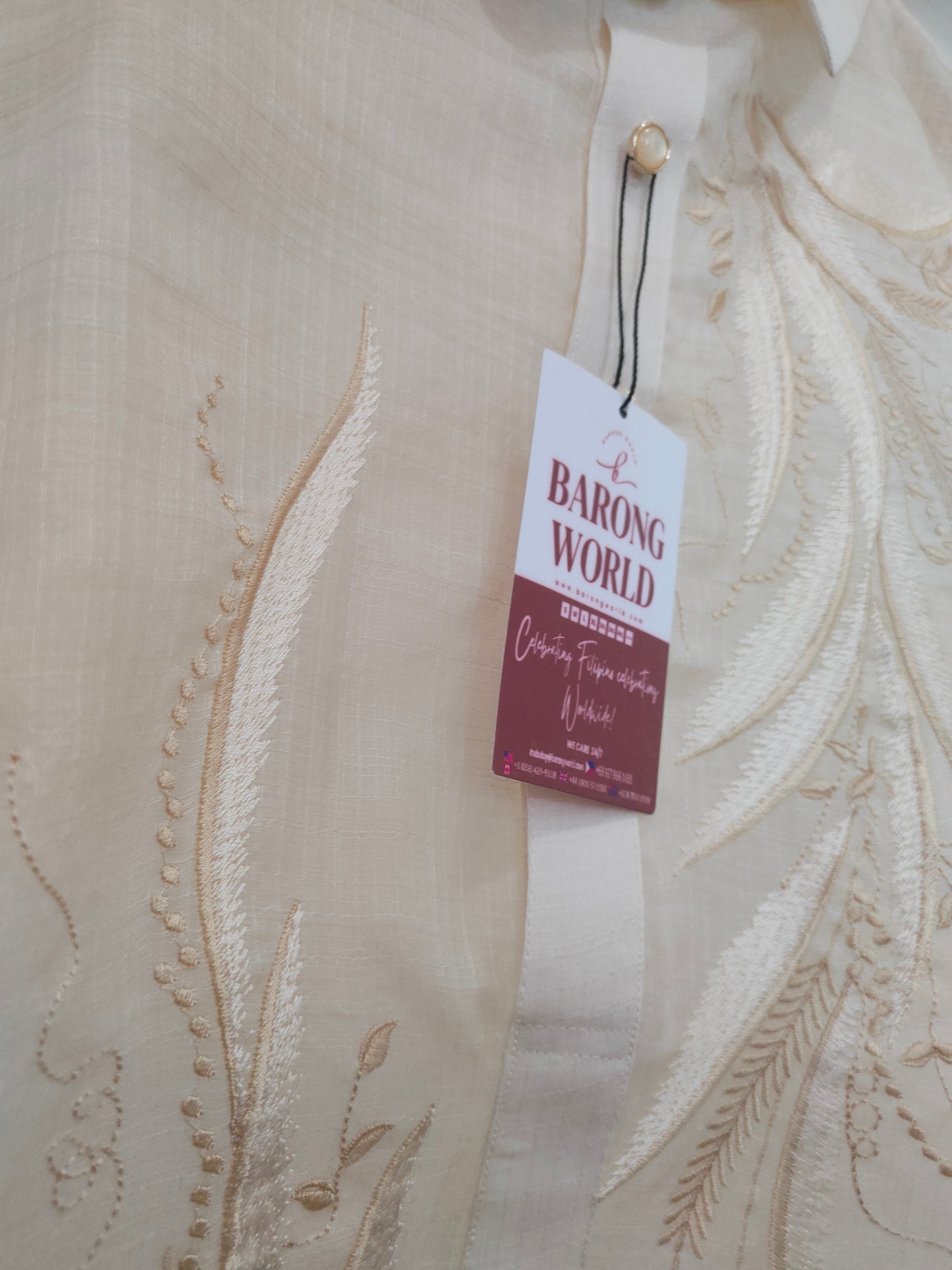 Pina Cocoon Elegant Barong Tagalog - Sandro  - JN75