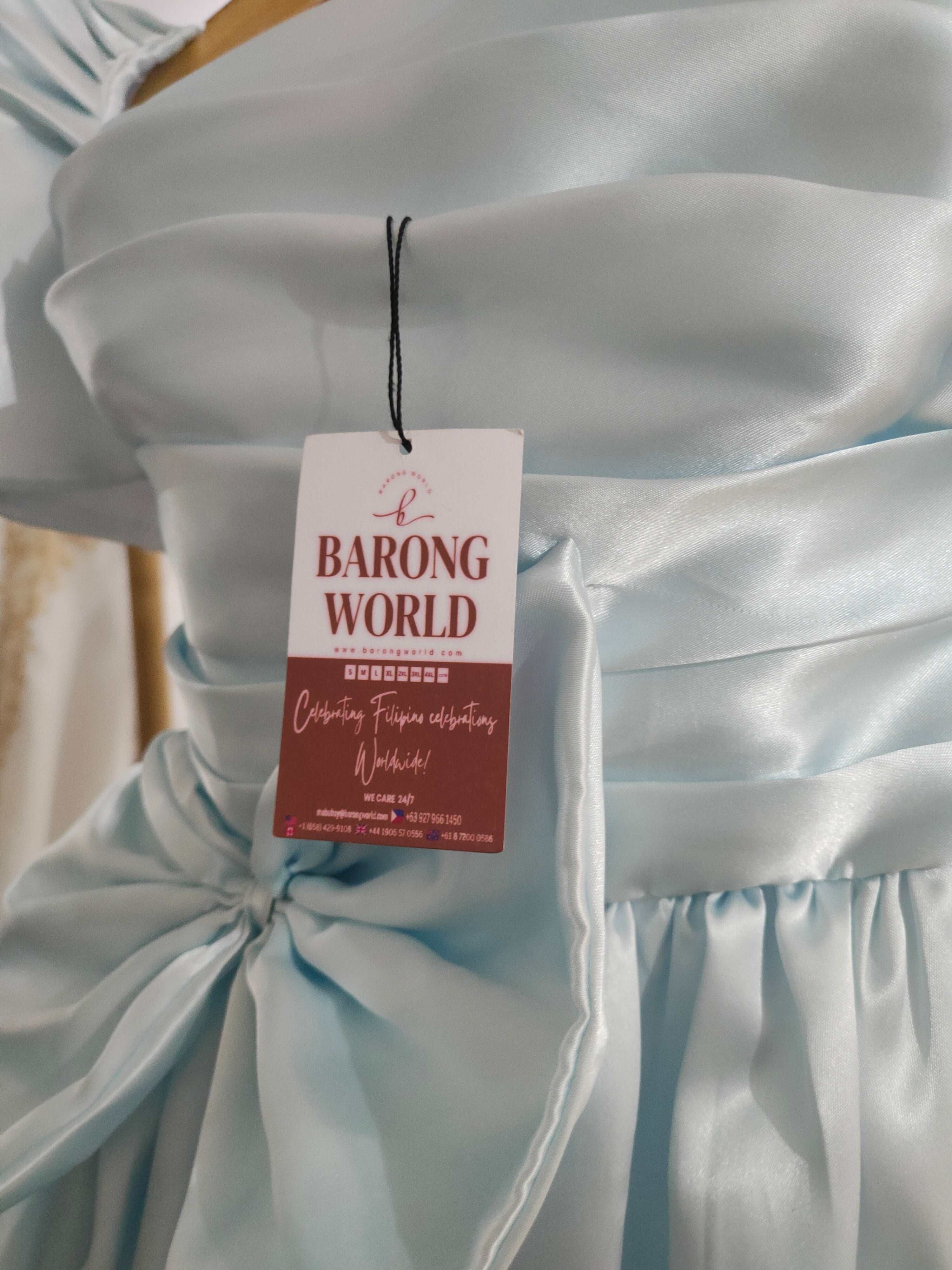 Duchess Filipiniana Gown with Slit Detailing 