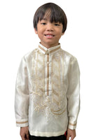 Organza Boys Barong Tagalog Kids - JayJay - JB22