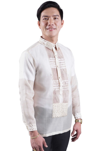 Men's Piña Cocoon Premium Barong Tagalog Elegante - Albin JN30