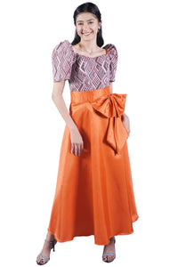 Filipiniana Top and Skirt