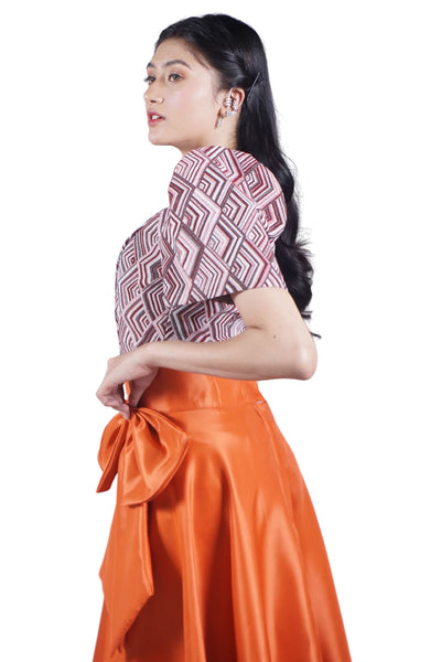 Ethnic Modern Elegante Filipiniana - Jenna JN43