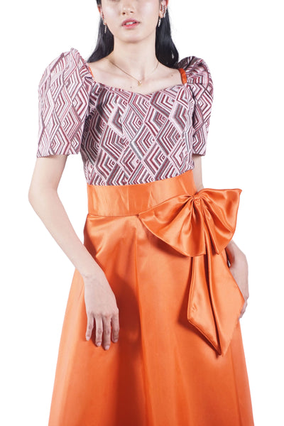 Women's Elegante Filipiniana Top & Skirt - Jenna JN43