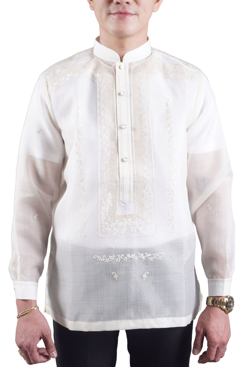 Premium Cocoon Barong Tagalog - June JN48 – Barong World