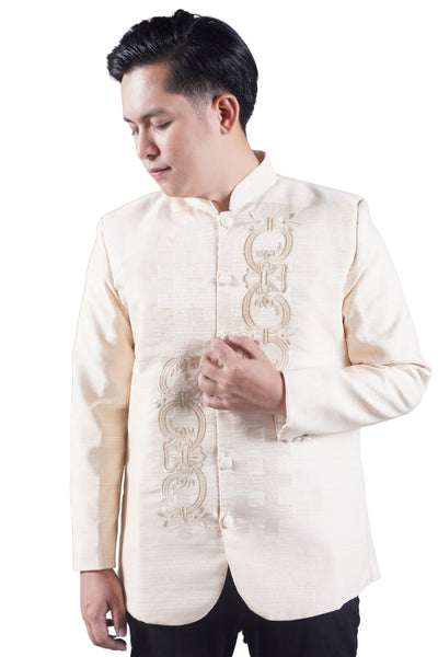 Men's Jusilyn Premium Barong Tagalog Coat - Joseph - Size 4XL CL431