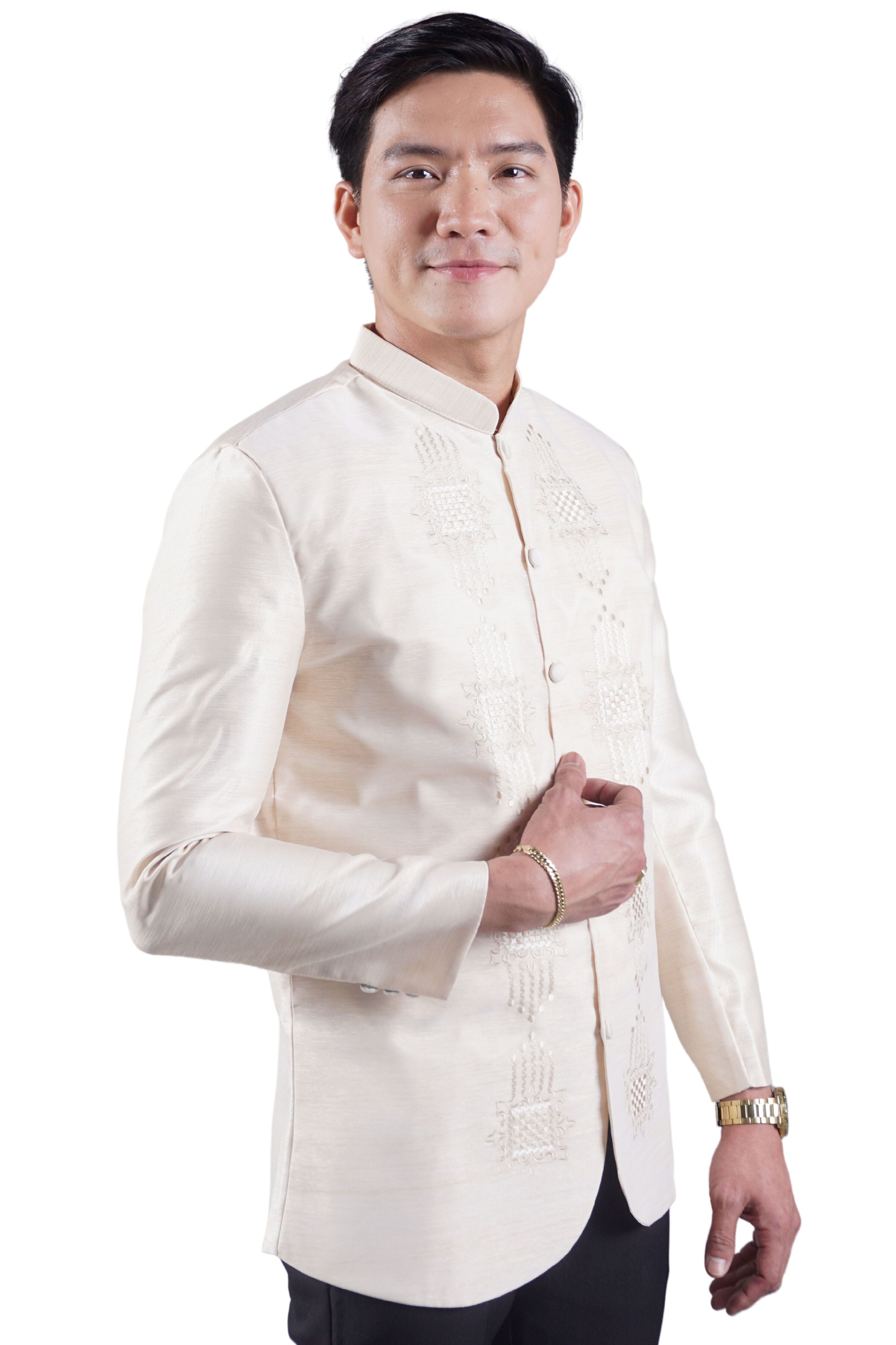 Jusilyn Satin Barong Tagalog Coat