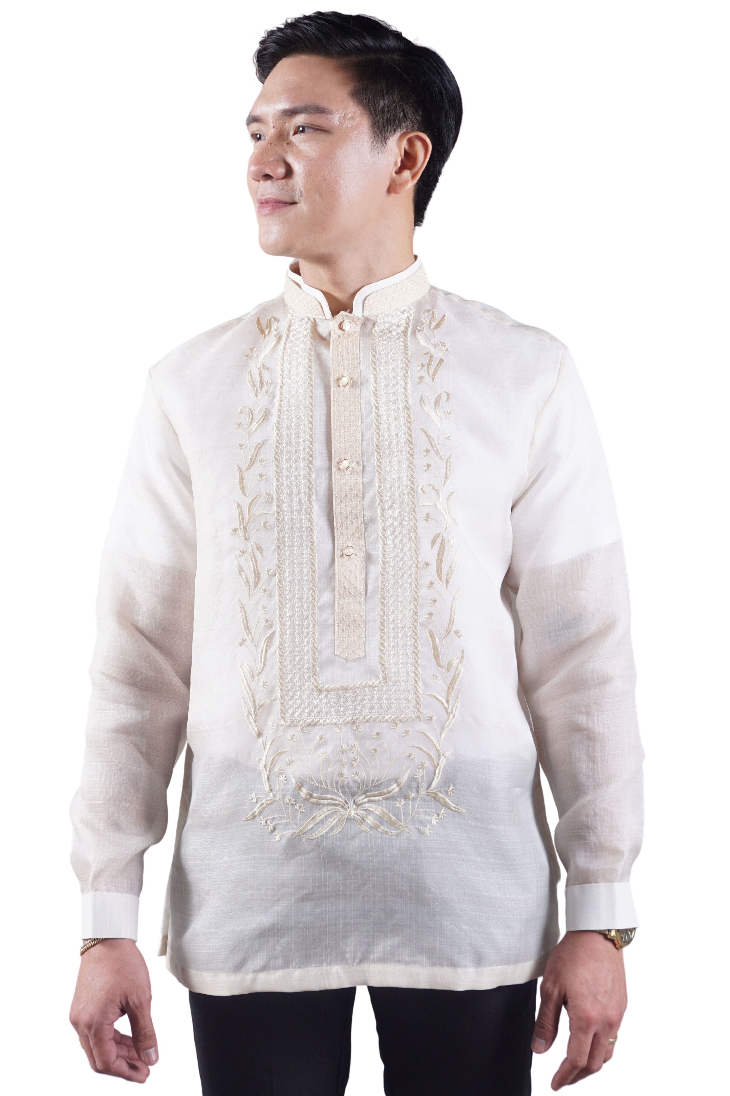 Premium & Elegant Barong Tagalog Pina Cocoon