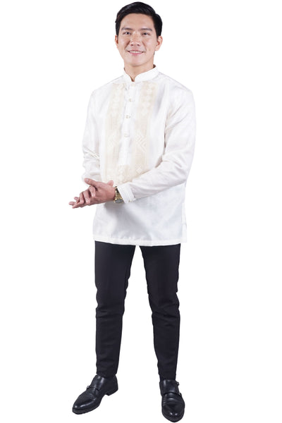 Men's Organza Elegante Barong Tagalog - Kim JN64