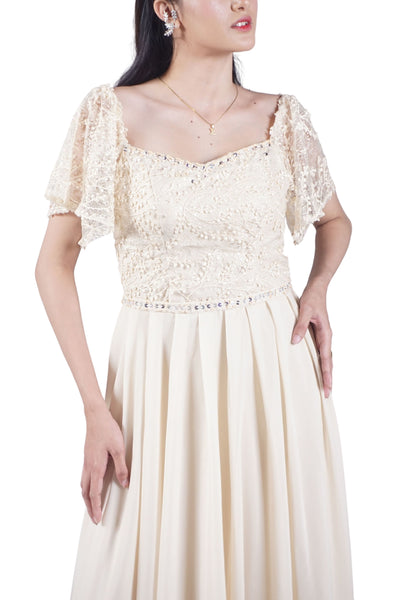 Women's Lace Bridesmaid Dress - Megan JN65