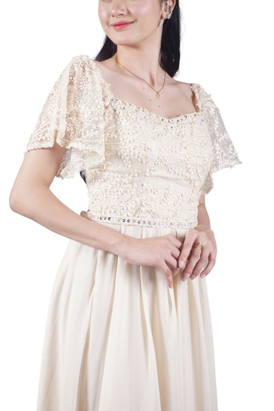 Women's Lace Bridesmaid Dress - Megan JN65