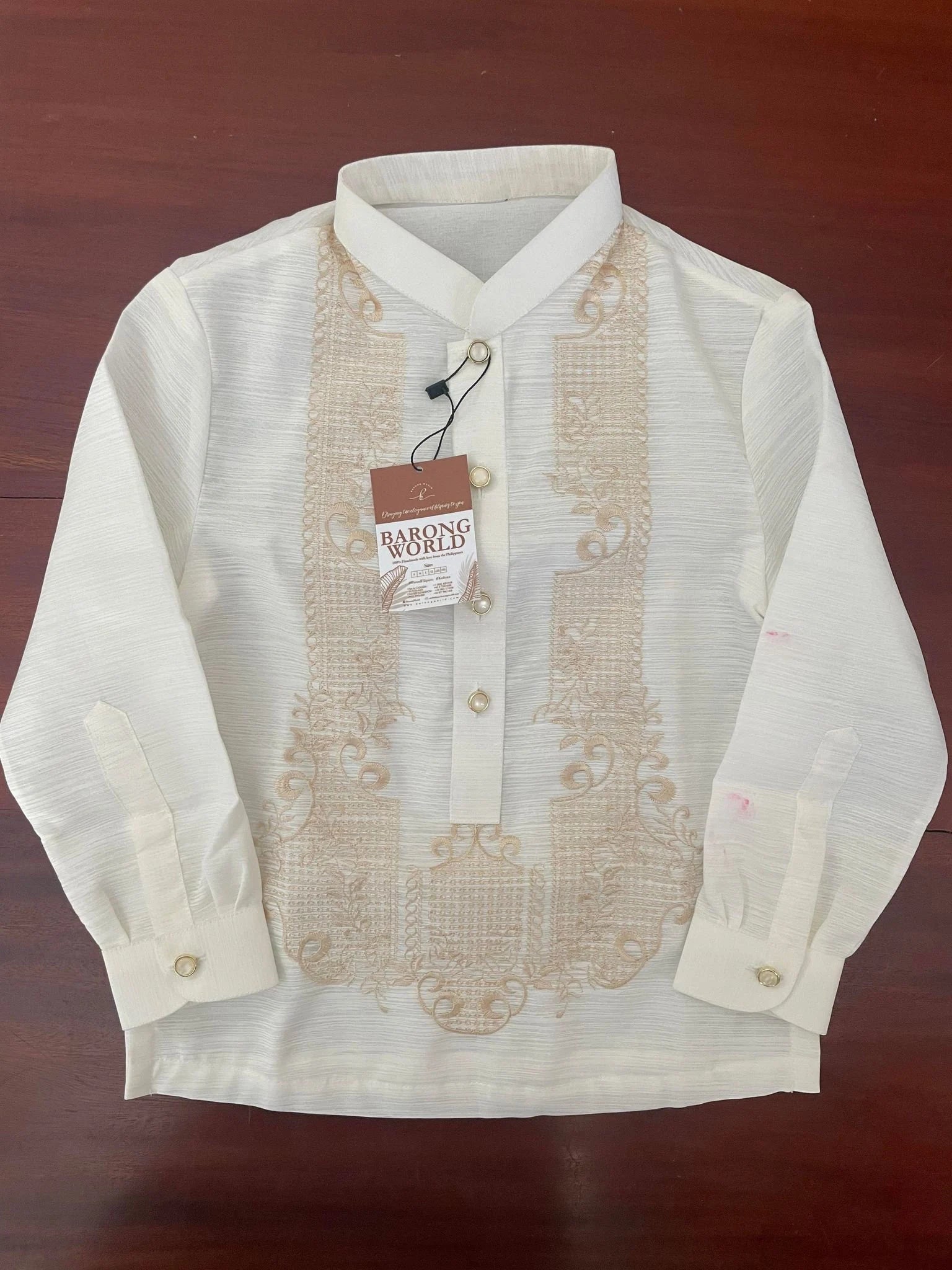 Boys Jusi Classic Barong Tagalog