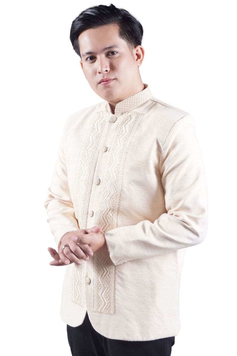 Premium Barong Tagalog Coat Jusilyn Satin - Ian MR159 For Sale – Barong ...