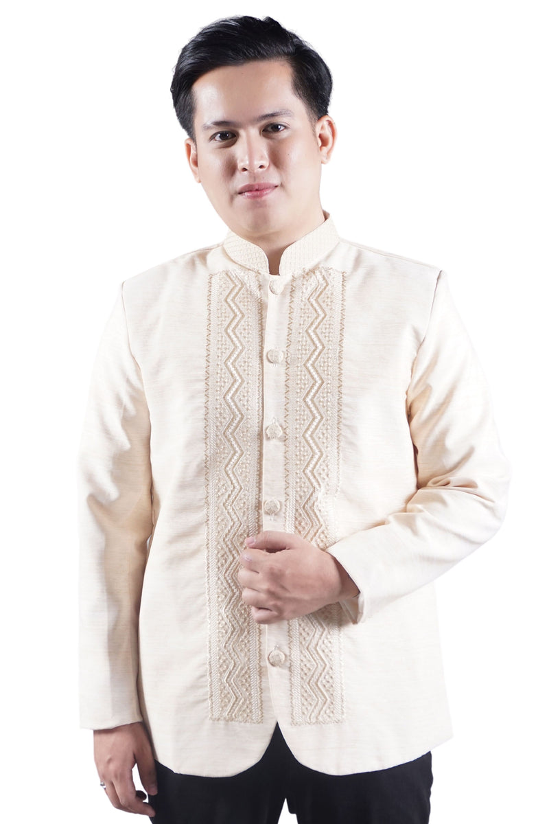 Premium Barong Tagalog Coat Jusilyn Satin - Ian MR159 For Sale – Barong ...