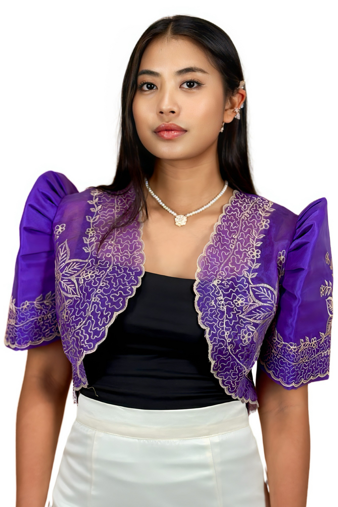 Purple Modern Filipiniana