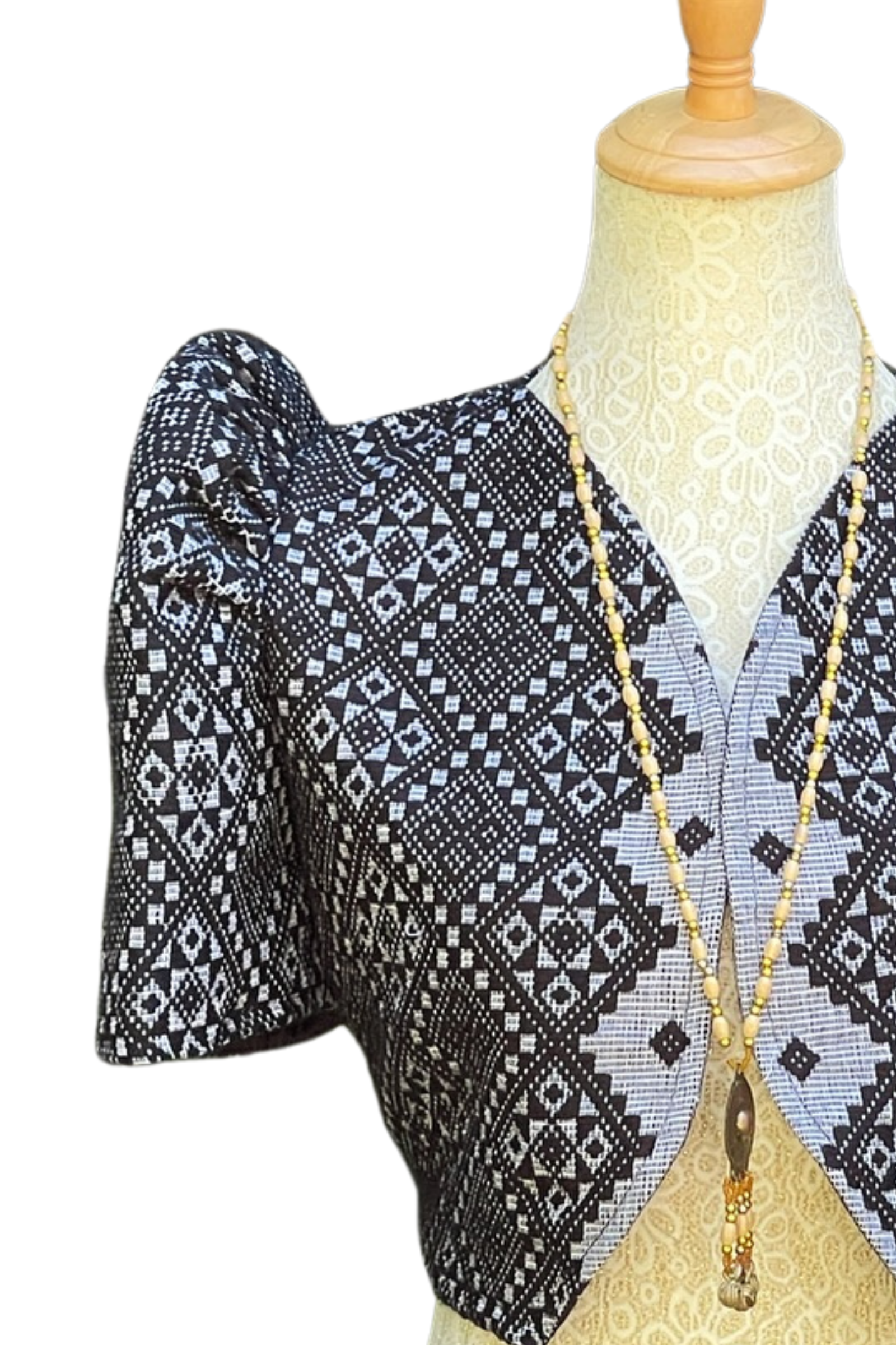 Black Filipiniana Bolero