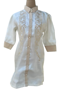 Organza Premium Barong Dress  - Corazon - JV42