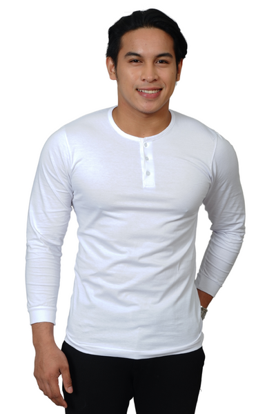 Camisa De Chino | Barong Tagalog Undershirt Long Sleeve | JB002