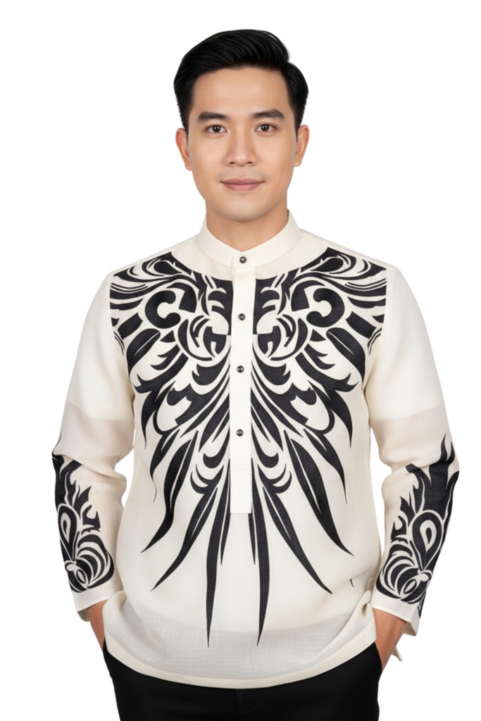 Modern Barong Tagalog Tribal Inspired 