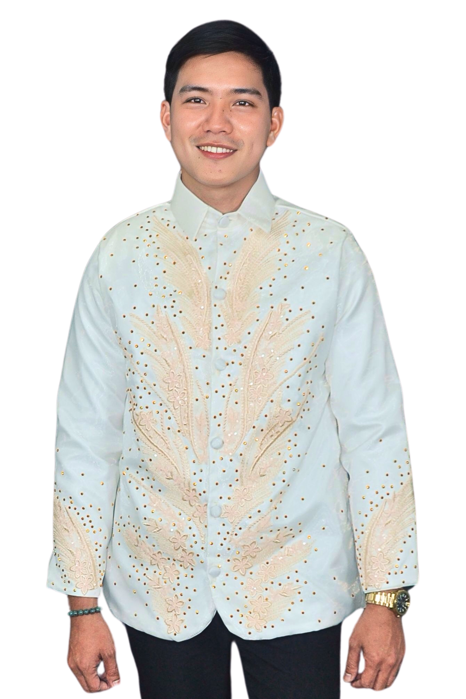 Studded Star of the Night Barong Tagalog Coat