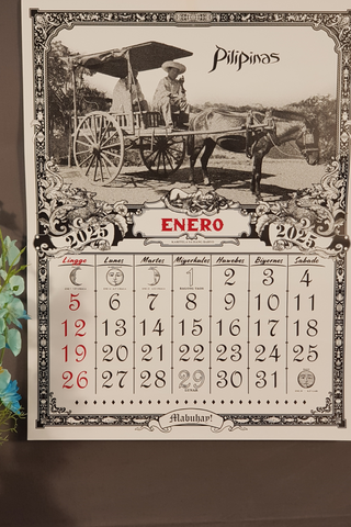 Vintage Filipino Calendar 2025 - HM02