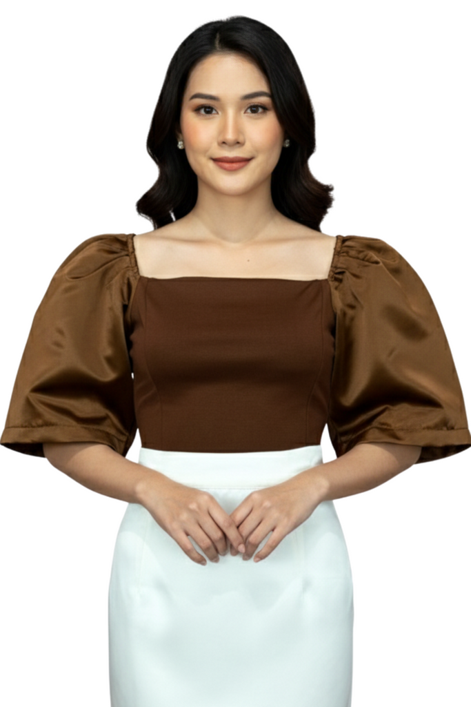 Elegant Filipiniana Kimona with Bell Sleeves