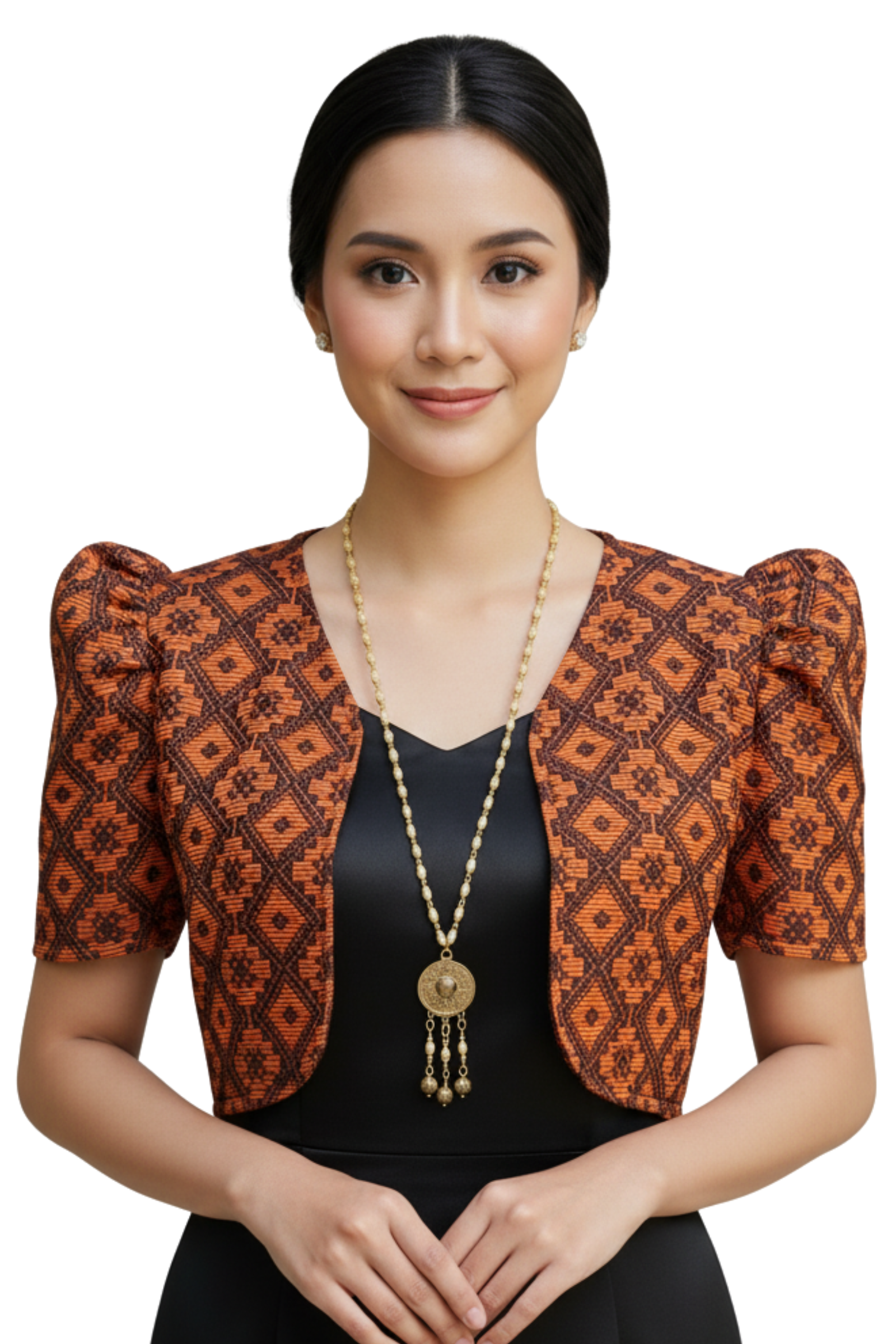 Pinilian Elegant Modern  Filipiniana Bolero