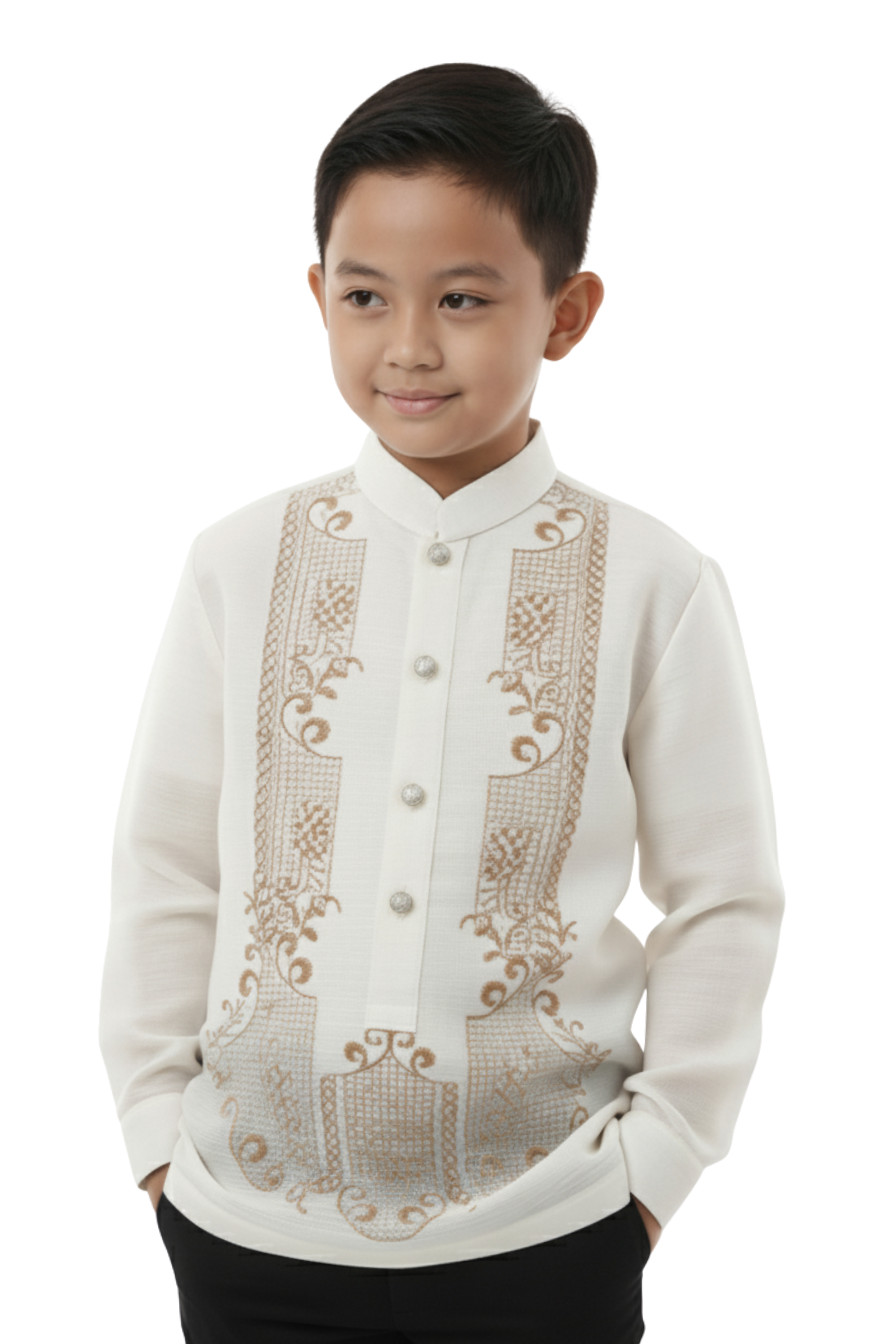 Elegant Boy's Barong Tagalog