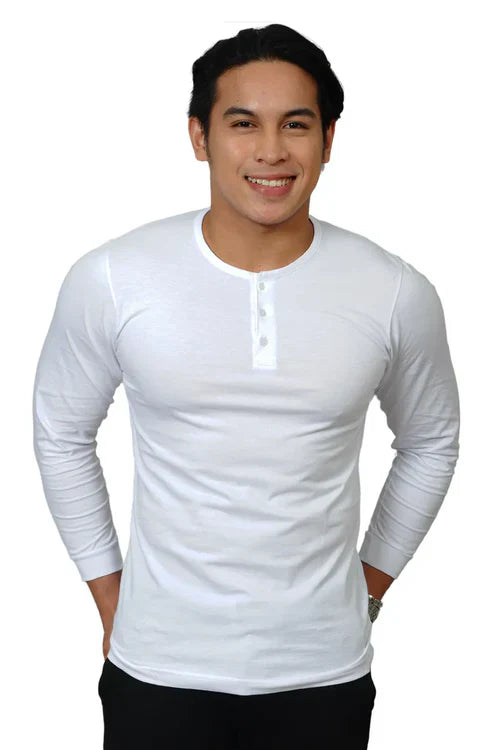 Camisa De Chino | White Long Sleeve