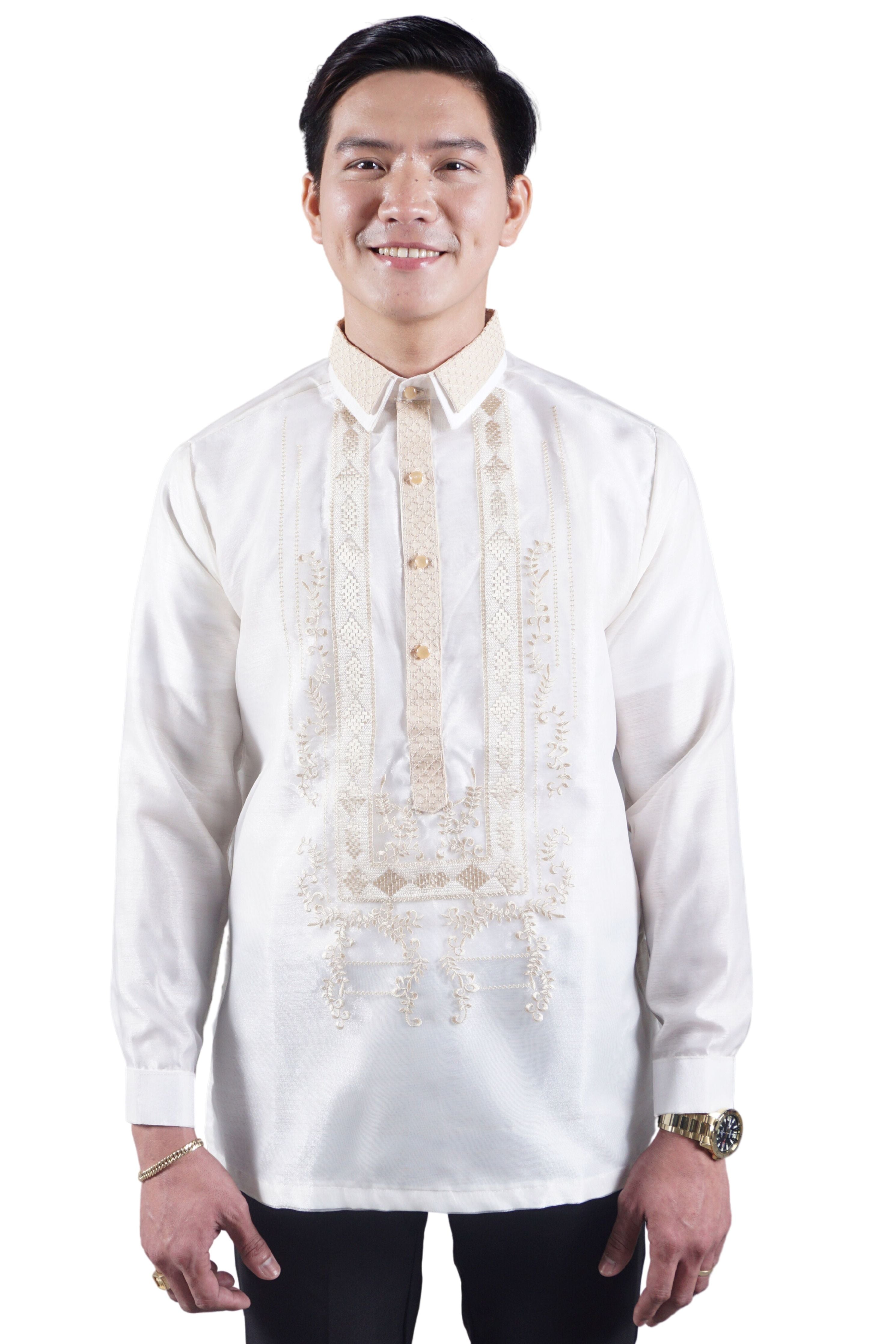 Men's Organza Barong Tagalog