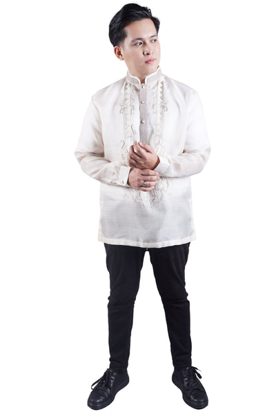 Classic & Elegant Barong Tagalog Pina Cocoon - Charles JN05