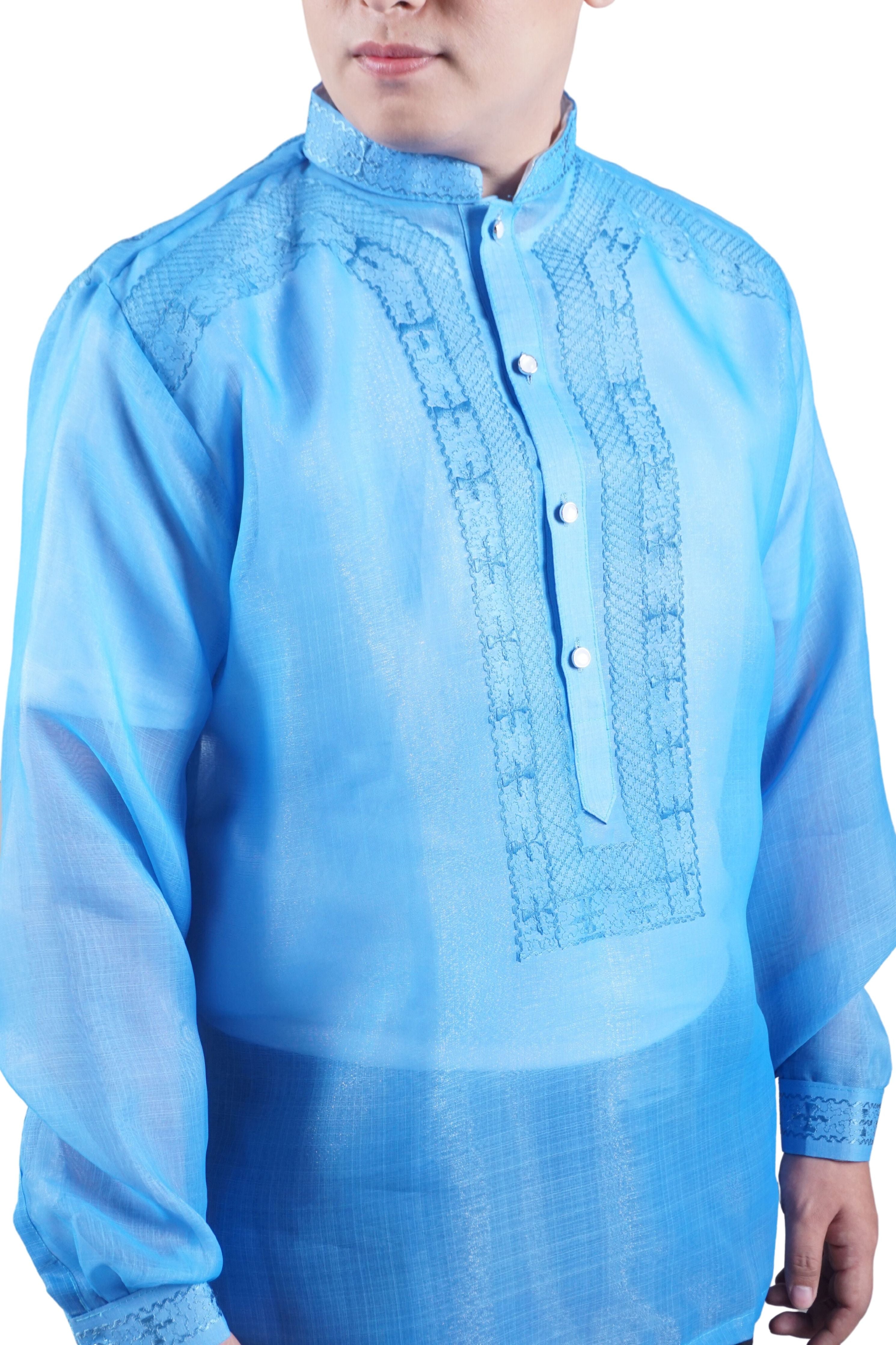 Blue Cocoon Barong Tagalog