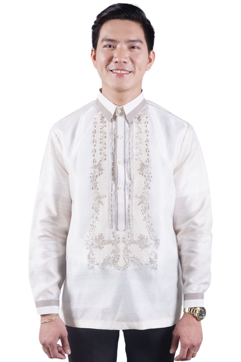 Organza Premium Heritage Barong Tagalog - Jomari JN31 – Barong World