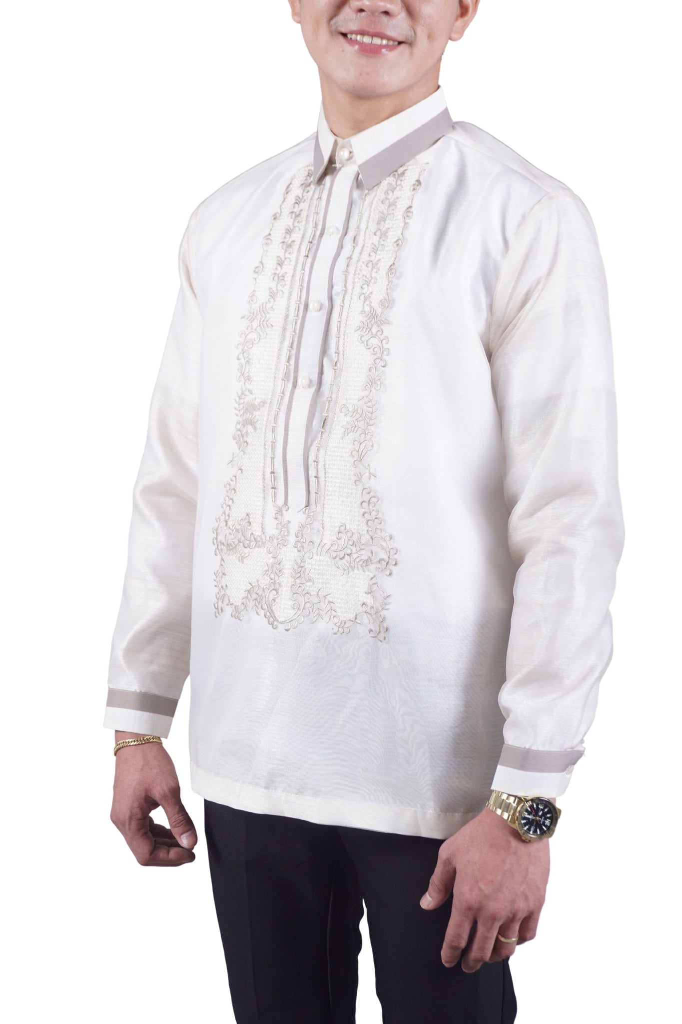 Organza Premium Heritage Barong Tagalog - Jomari - JN31