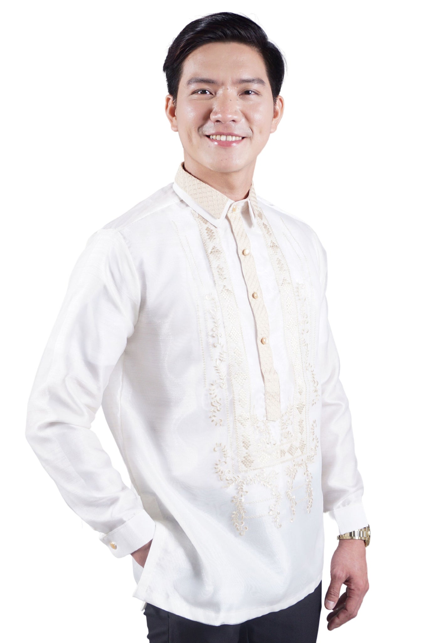 Organza Barong Tagalog - Axel - JN34 | Barong World