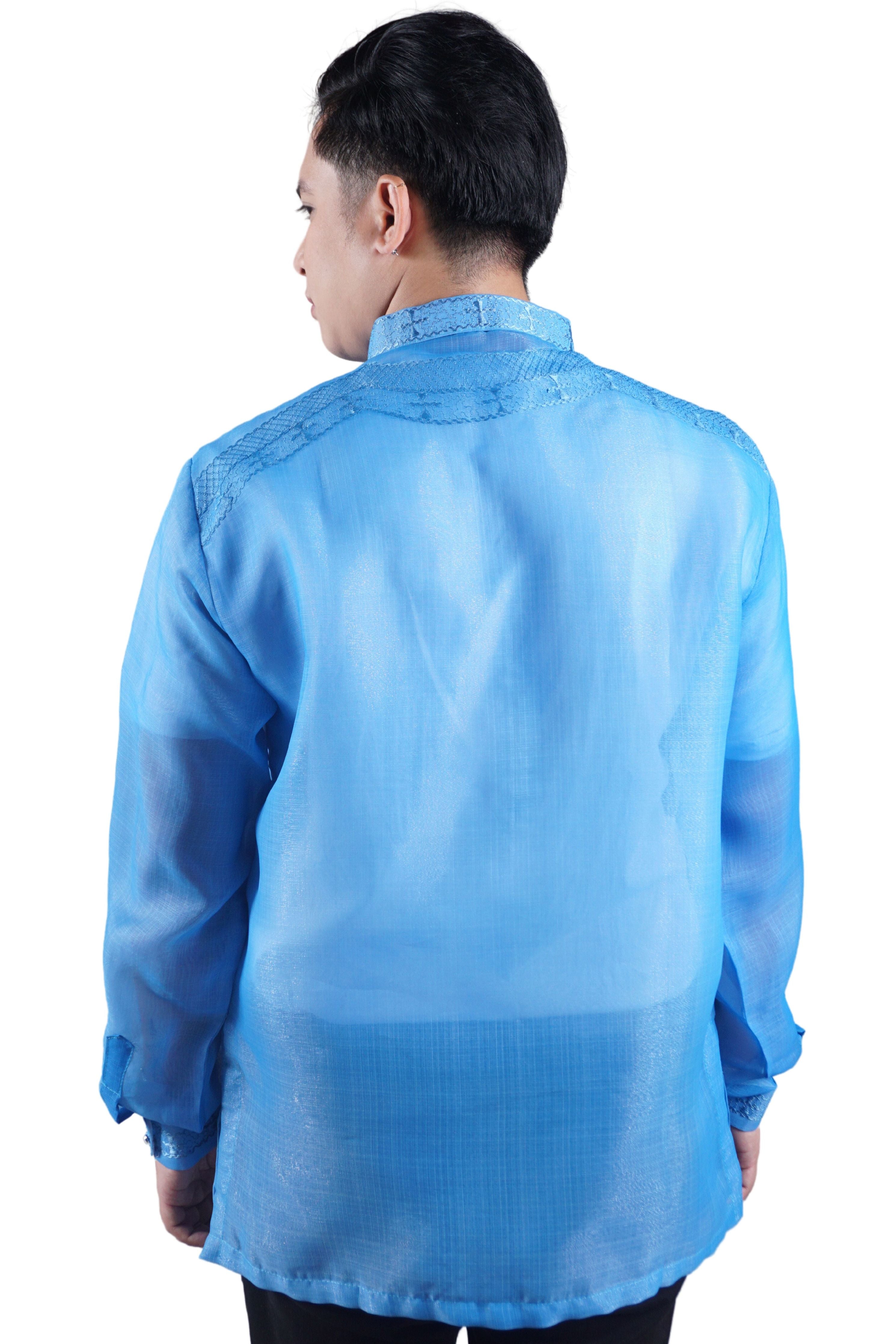 Cocoon Blue Barong Tagalog