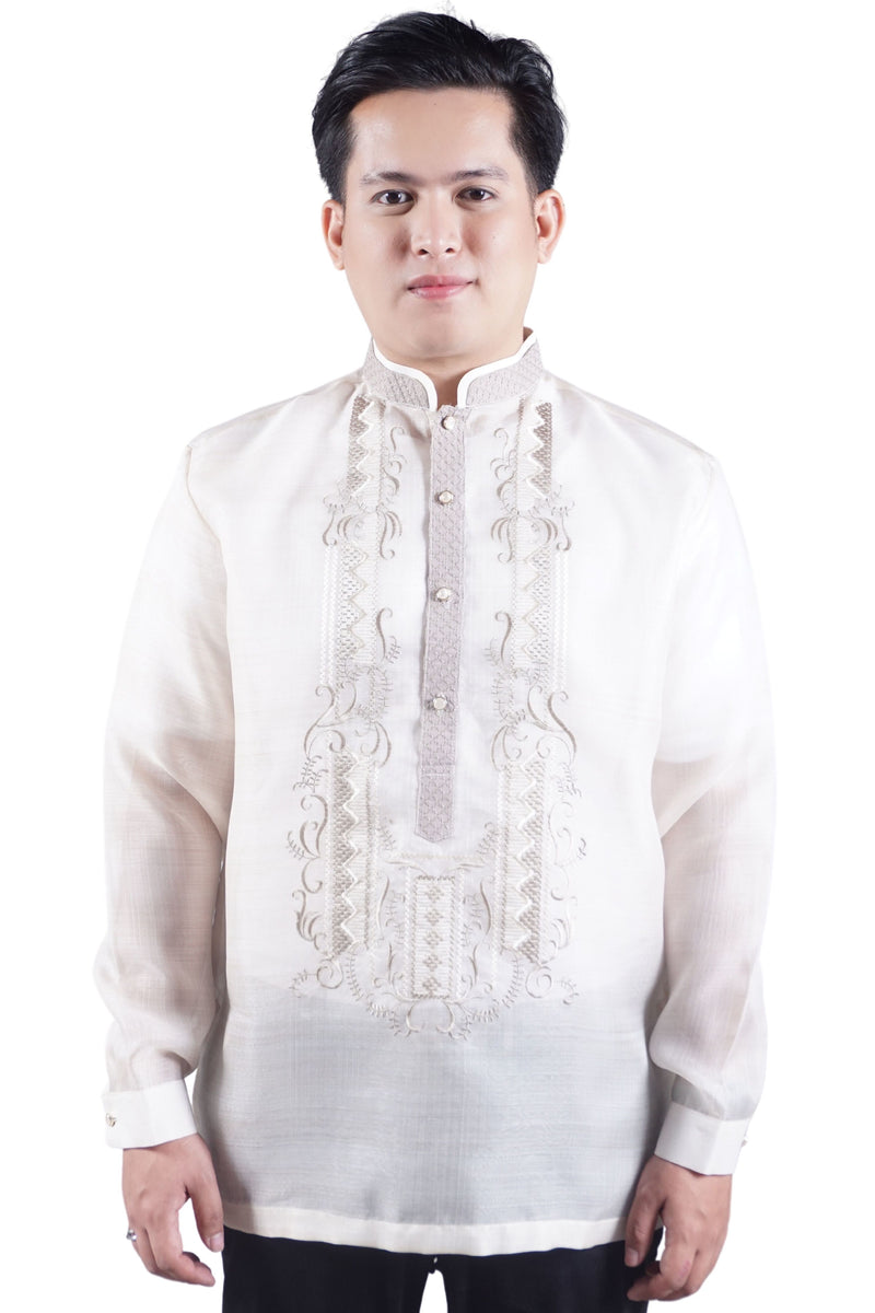 Classic & Elegant Barong Tagalog Pina Cocoon - Charles JN05 – Barong World