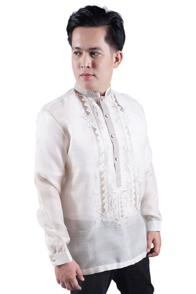 Classic & Elegant Barong Tagalog Pina Cocoon - Charles JN05