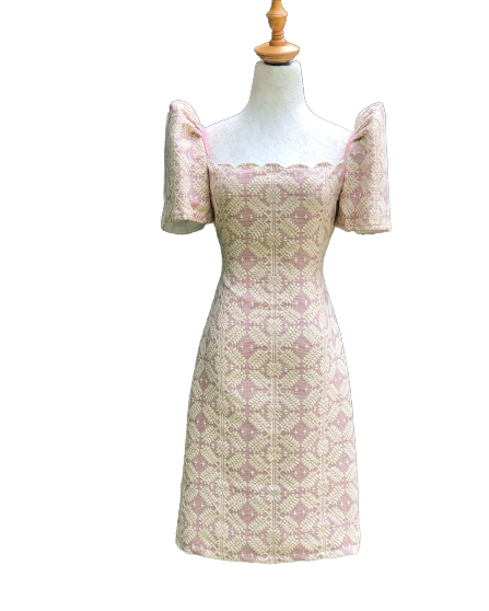 Modern filipiniana best sale cocktail dress